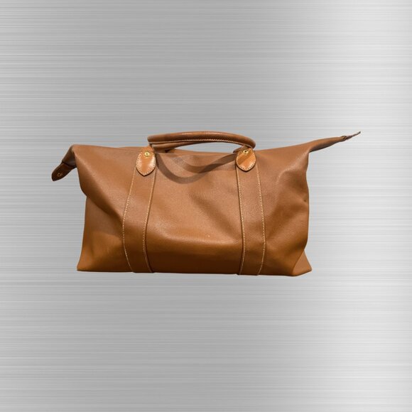 Trussardi Brown Leather Duffle Bag – Classic & Timeless - Picture 6 of 11
